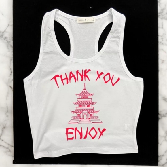 Thank You Crop Tank - Picture 1 of 1